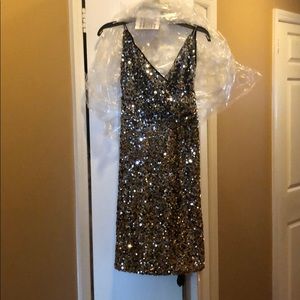 sequins party dress
